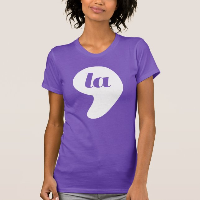 Comma La - Kamala Purple T-Shirt (Front)