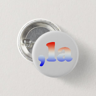 Comma La kamala red white blue typography gray Button