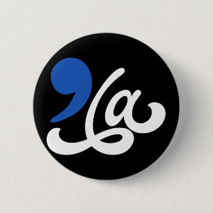 Comma La Madam President Kamala Harris 2024 Button