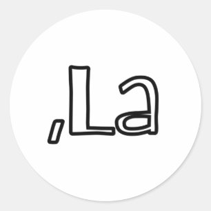 Comma La Stickers, Kamala Harris 2024 Classic Round Sticker