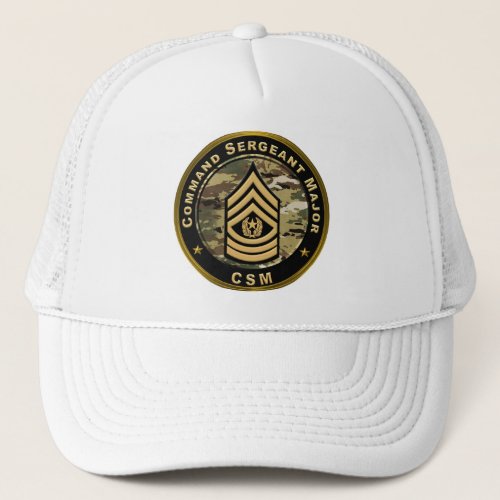 Command Sergeant Major CSM Trucker Hat