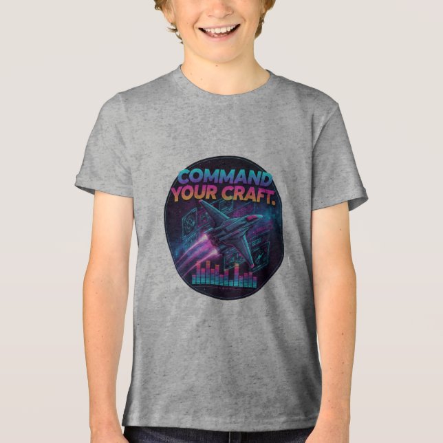 Command Your Craft Tri-Blend Shirt (Front)