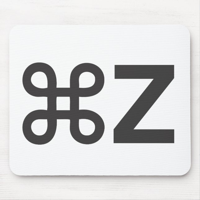 command Z Mouse Pad (Front)