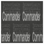 Commander Extraordinaire Fabric