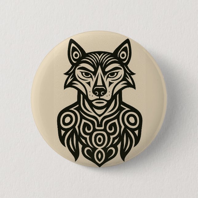Commander Furry Button (Front)