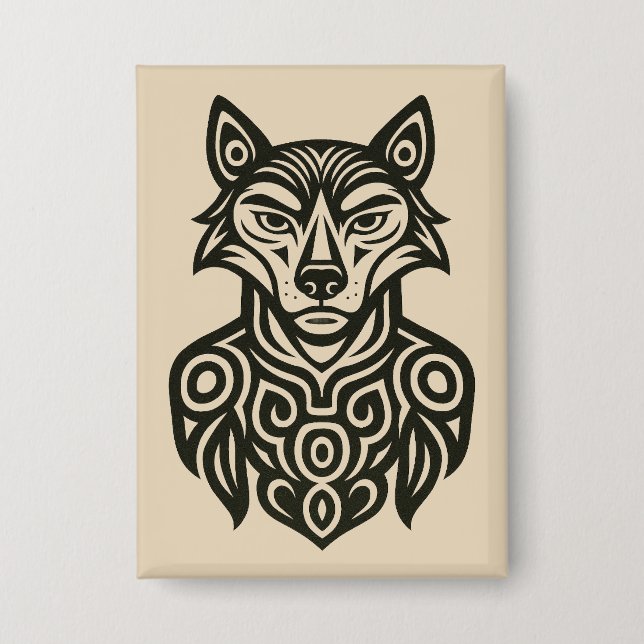 Commander Furry Button (Front)