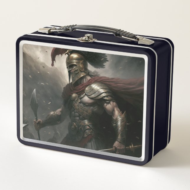 commander metal lunch box (Front)