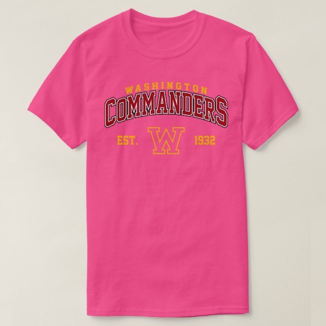 Commanders Super Bowl 1 T-Shirt (Design Front)