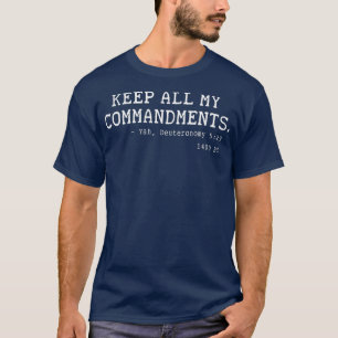 Commandment  Hebrew Israelites Messianic Yeshua T-Shirt