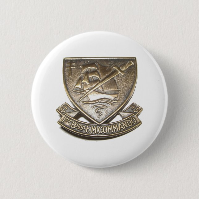Commando Kieffer - Badge 1 BFMC Pinback Button (Front)