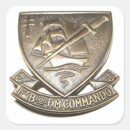 Commando Kieffer _ Badge 1 BFMC Square Sticker