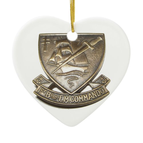 Commando Kieffer - Insigne 1er BFMC Ceramic Ornament