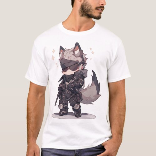 Commando Wolf T_Shirt