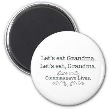 Commas Save Lives Magnet by spacecloud9 at Zazzle