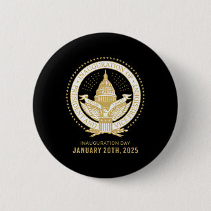 Commemorate 60th Presidential Inauguration Preside Button