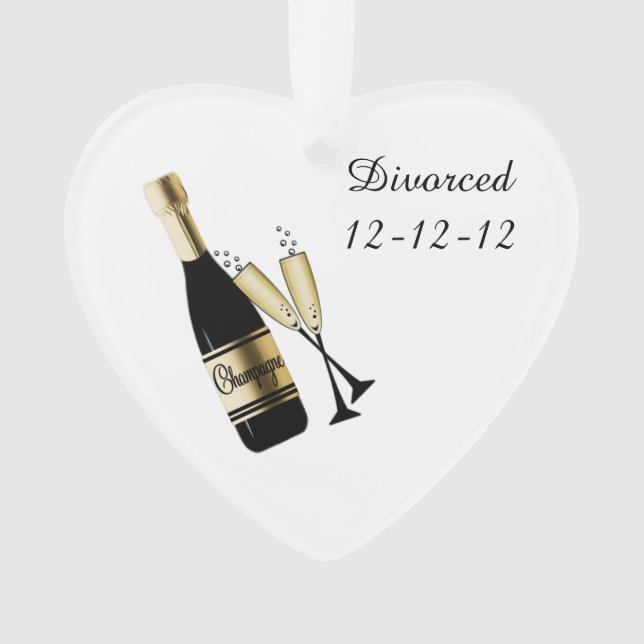 Commemorate Your Divorce Ornament (Front)