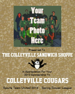 sponsor photo plaques zazzle