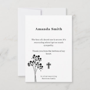 Commemoration Charity Cards with Flowers