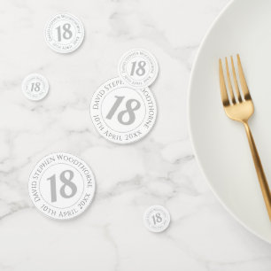 Commemorative Birthday Celebration Personalized Confetti