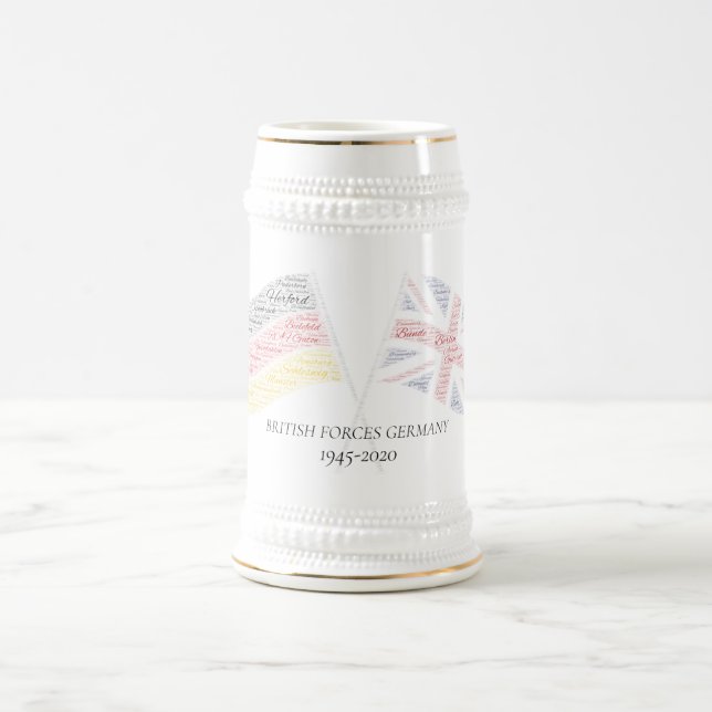 Commemorative British Forces Germany Stein (Center)