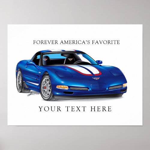 Commemorative Car Art Poster