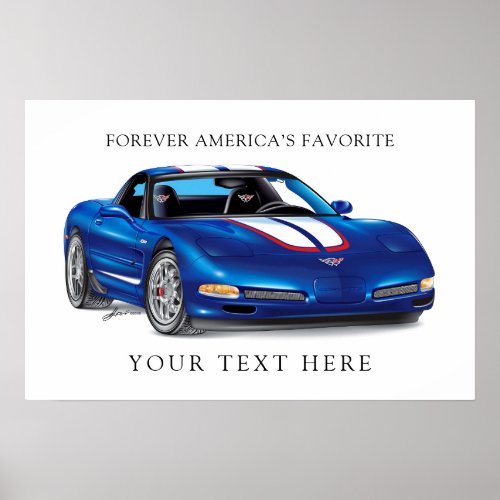 Commemorative Car Art Poster