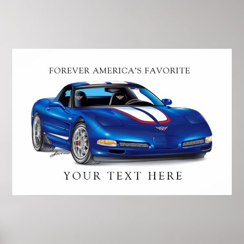 Commemorative Car Art Poster