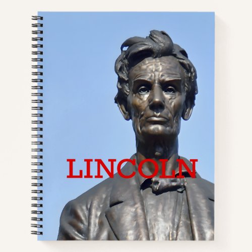 Commemorative Civil War Lincoln Statue, Lytle Park Notebook