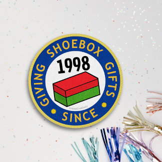 Commemorative "Giving Shoebox Gifts Since" Patch