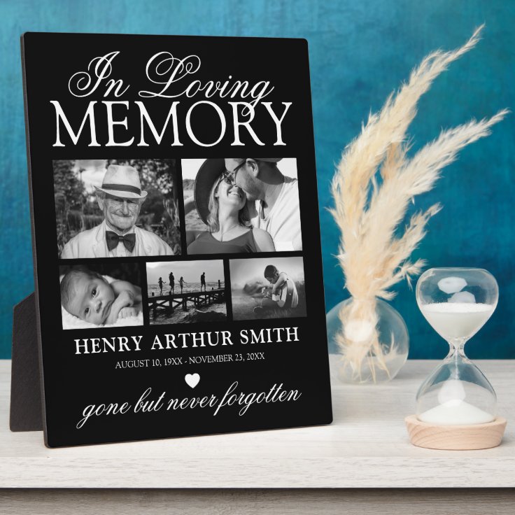 Commemorative Photo Plaque Zazzle