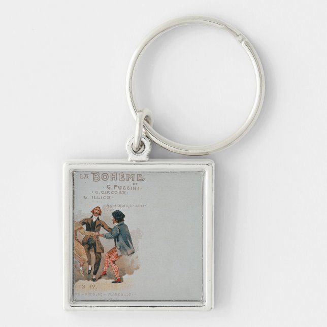 Commemorative Postcard of the opera 'La Keychain (Front)