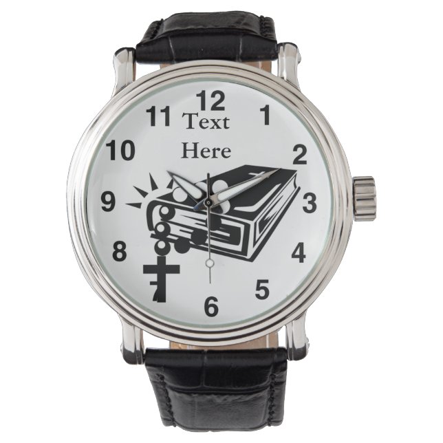 Commemorative Priest ordination watch personalized (Front)