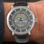 Commemorative Retirement Award Watch<br><div class="desc">Retirement Award from a Company or Organization. Recognition of an employee's dedication and long service.</div>