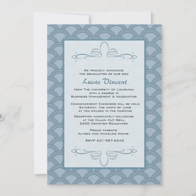 Commencement Honors Invitation (Front)