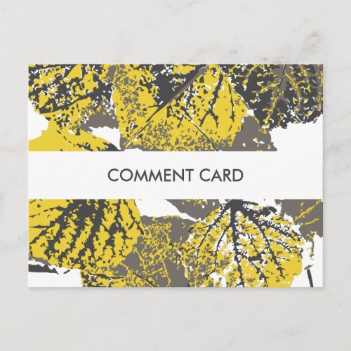 comment card aspen leaves