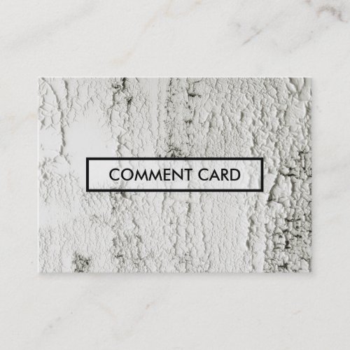 comment card painted chips
