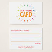 comment card rainbowBurst (Front & Back)