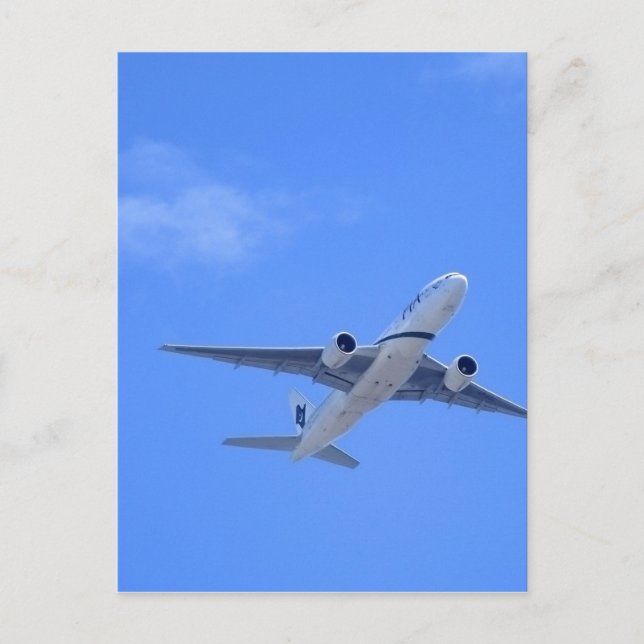 Commercial Airliner Postcard (Front)