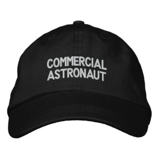 Commercial Astronaut Embroidered Baseball Cap