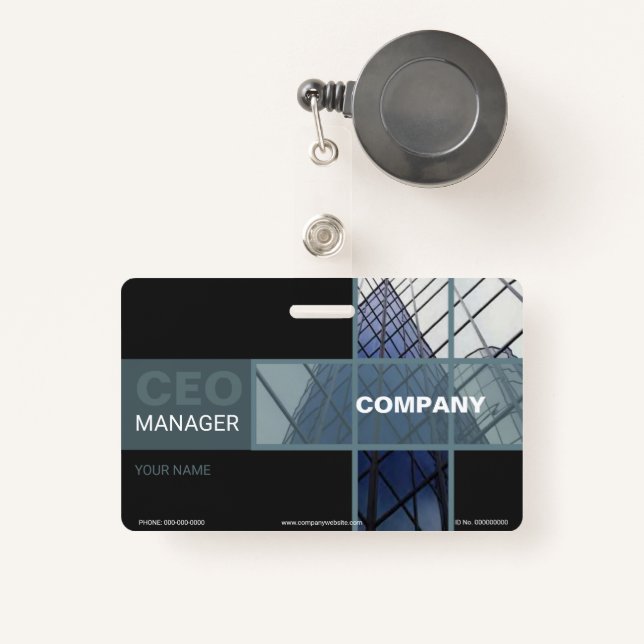 Commercial Badge (Front with Retractable)