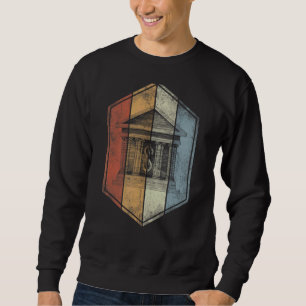 Commercial Bank Retro Vintage Style Finance Accoun Sweatshirt