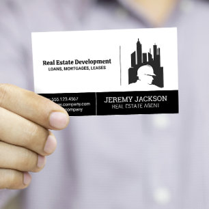 Commercial Buildings Construction Business Card