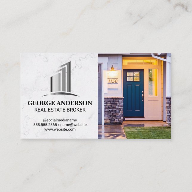 Commercial Buildings Logo | Residential Business Card (Front)