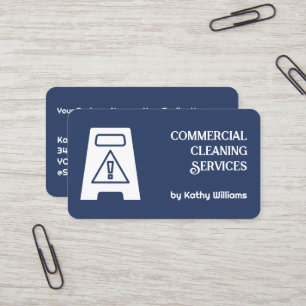 Commercial Cleaner Business Card