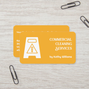 Commercial Cleaning Business Card