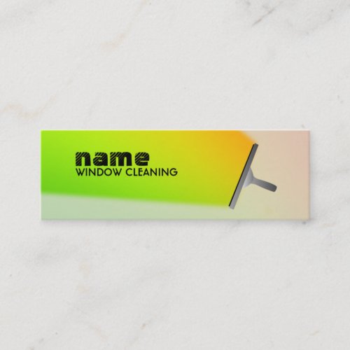 Commercial Cleaning skinny business cards