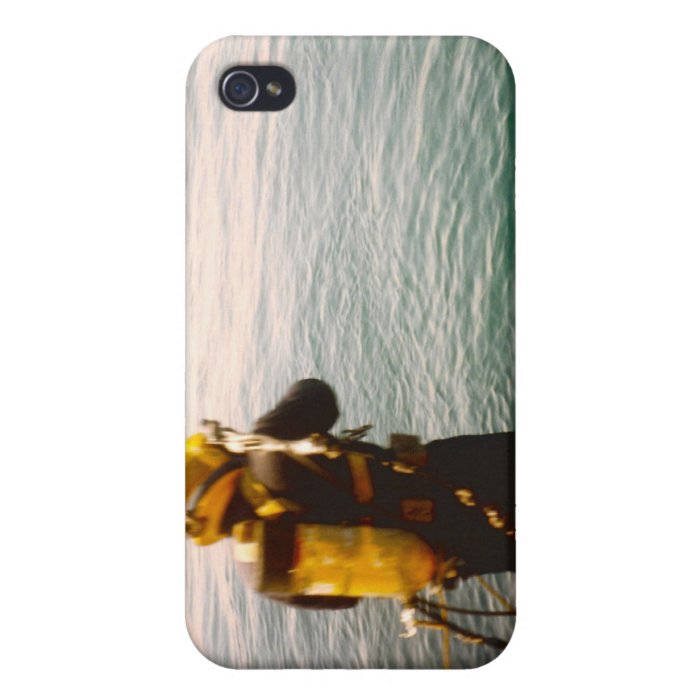 Commercial Diver Splashing In iPhone 4/4S Covers