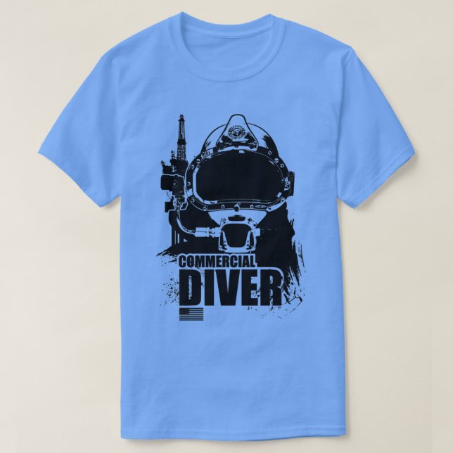 Commercial Diver T-Shirt (Design Front)