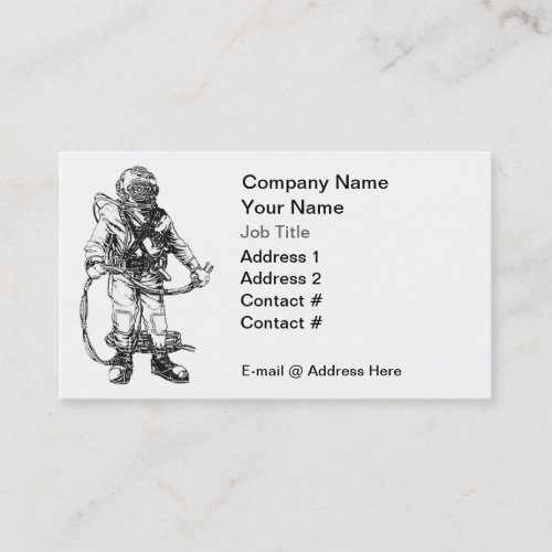 Commercial Diving Business Card