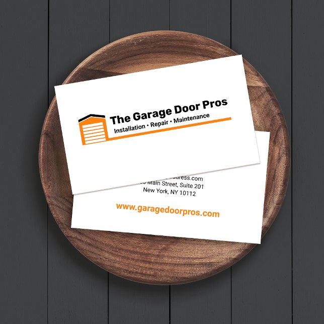 Commercial Garage Door  Installer and Repair Business Card (Creator Uploaded)